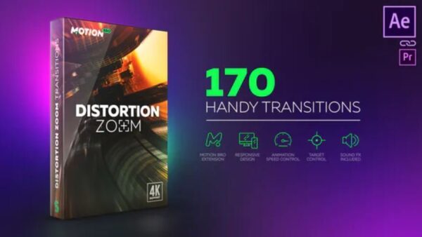 Distortion Zoom Transitions